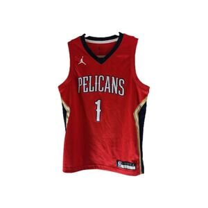 NBA Pelicans Zion Williamson #1 Size L Basketball Jersey
